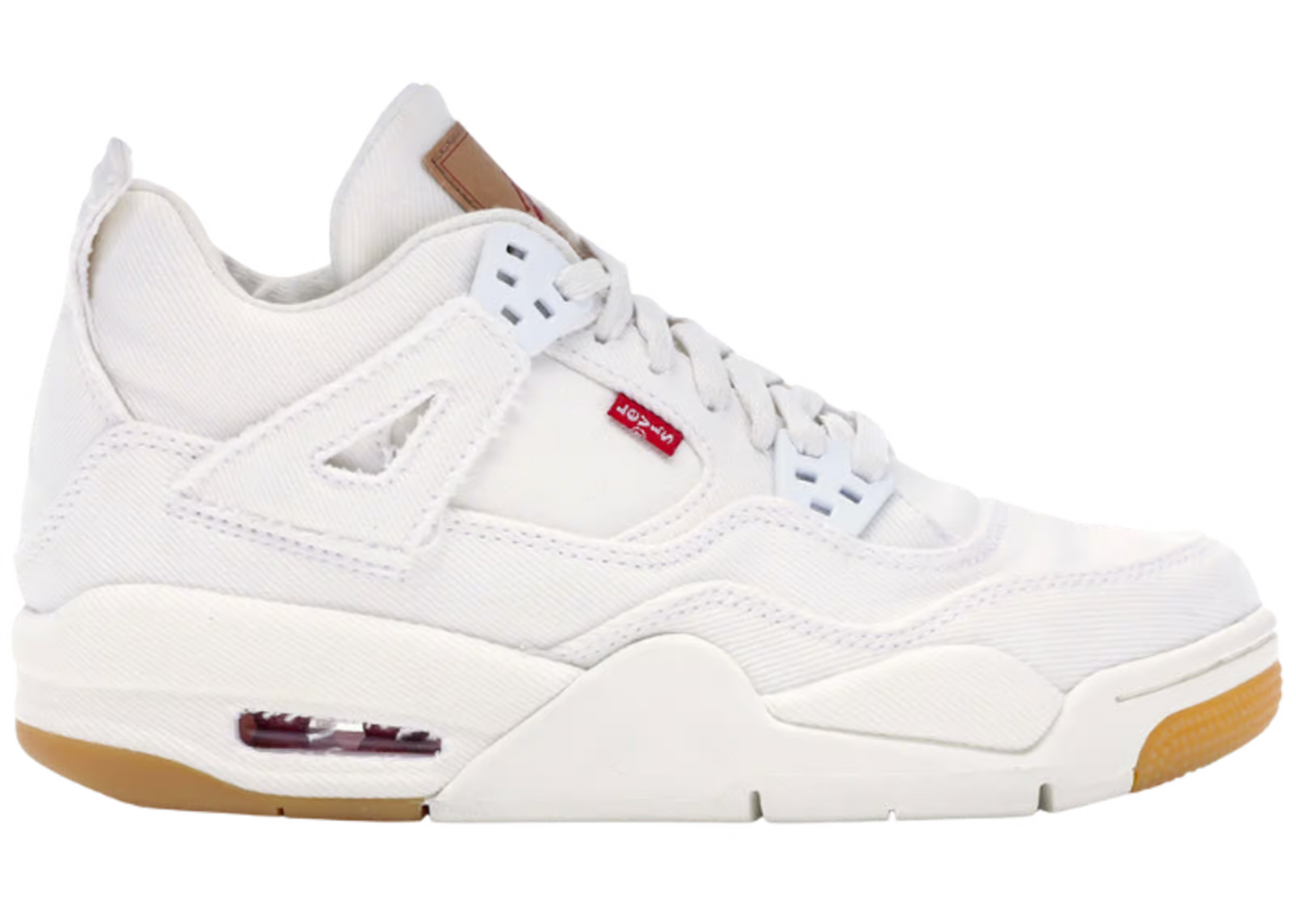 Jordan 4 Retro Levi's White GS (Levi's Tag)