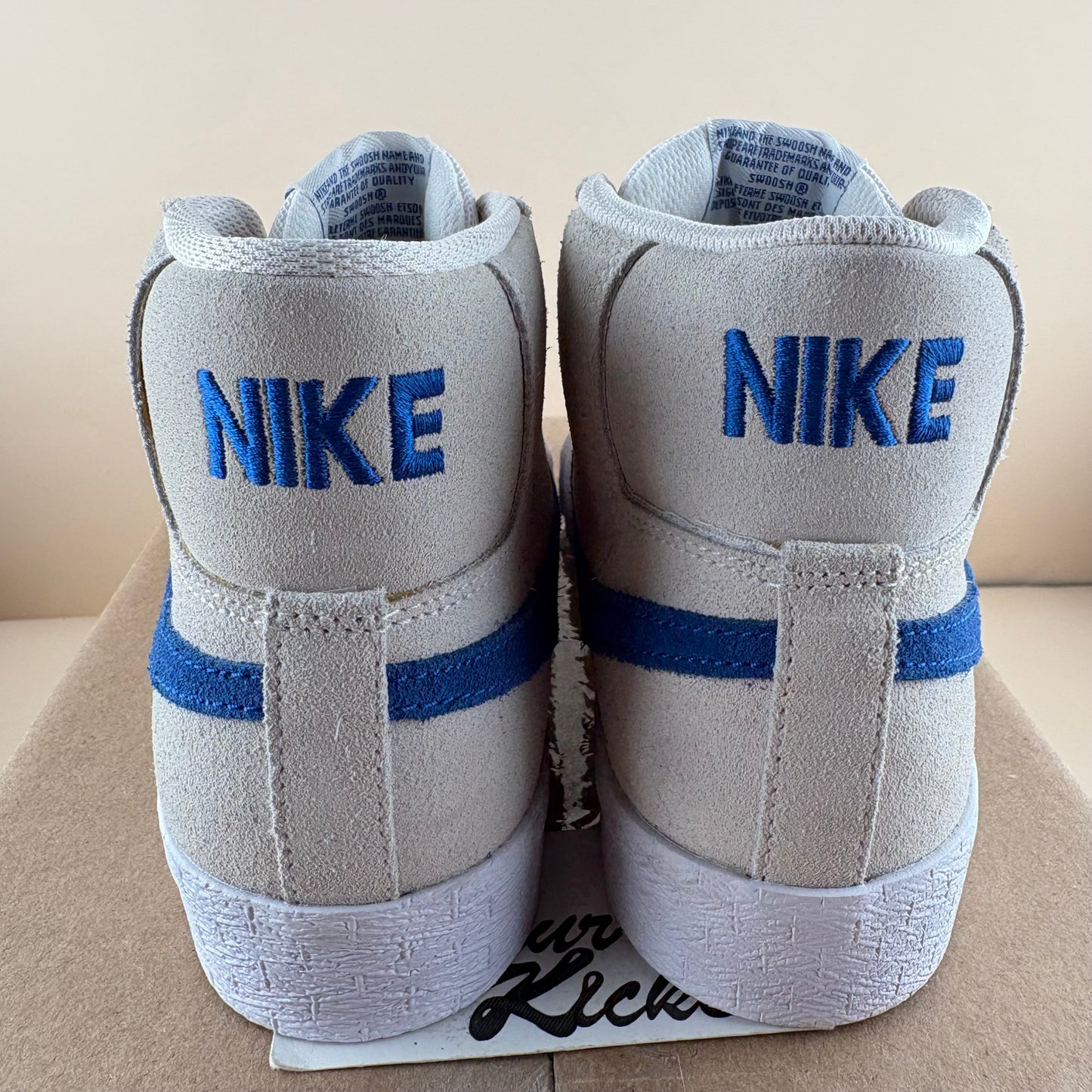 Nike SB Zoom Blazer Mid White Cerulean (Pre-owned)