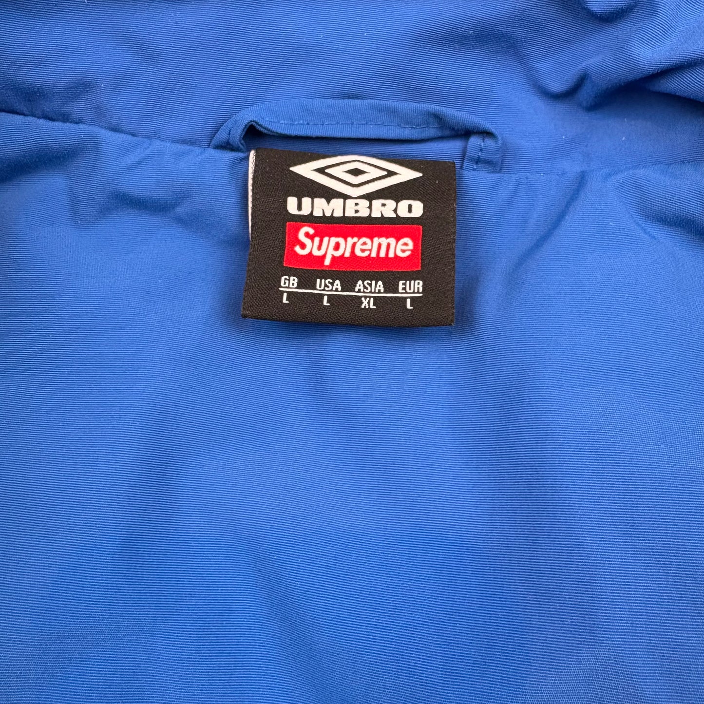 Supreme Umbro Track Jacket Blue SS23 (Pre-owned)