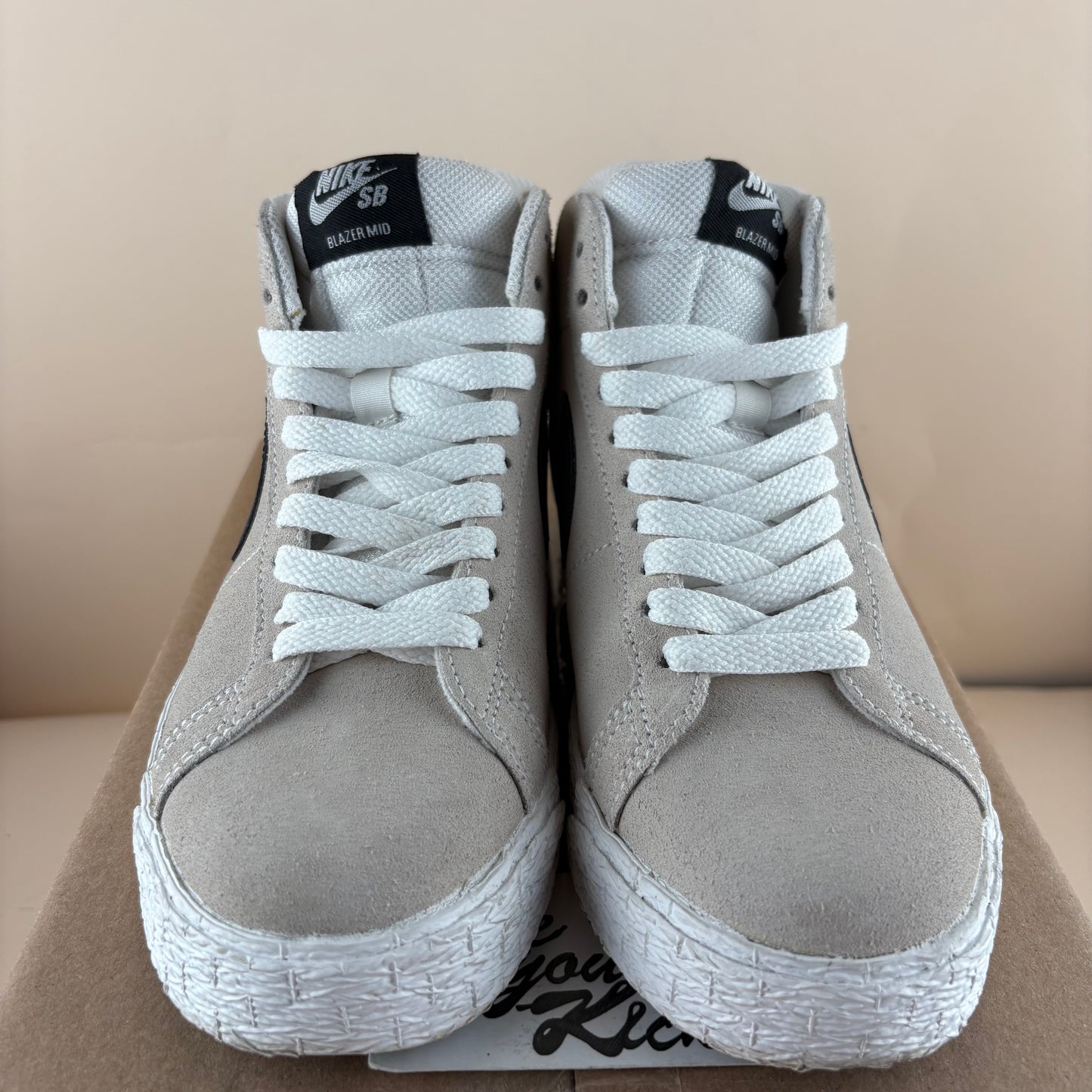 Nike SB Blazer Premium SE Summit White Black (Pre-owned)