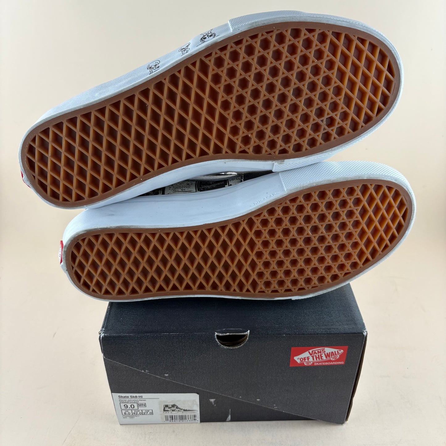 Vans Skate Sk8-Hi Daniel Johnston Hi, How are you (Pre-owned)