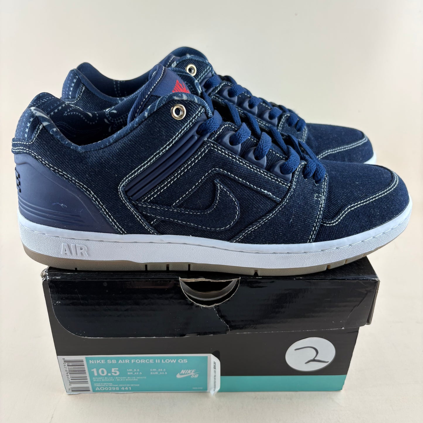 Nike SB Air Force 2 Low Rivals Pack West (Pre-owned)