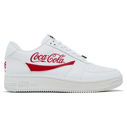 A Bathing Ape Bape Sta Low Coca-Cola White