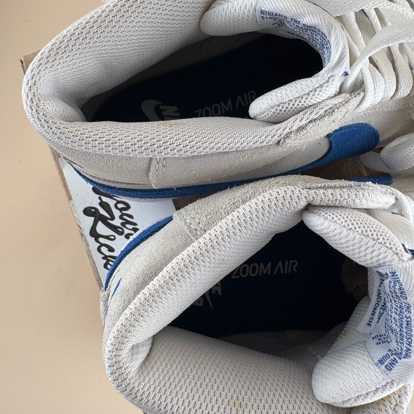 Nike SB Zoom Blazer Mid White Cerulean (Pre-owned)