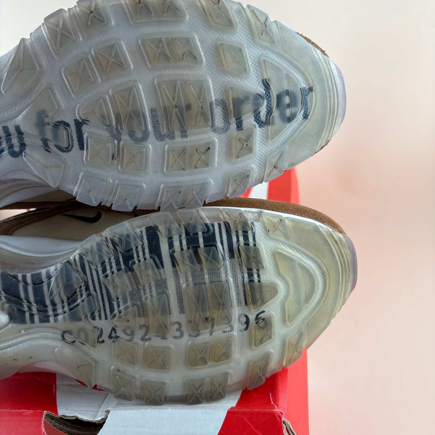 Nike Air Max 97 Shipping Box Ale Brown (Pre-owned)