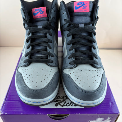 Nike SB Dunk High Pro Medium Grey Pink (Pre-owned)