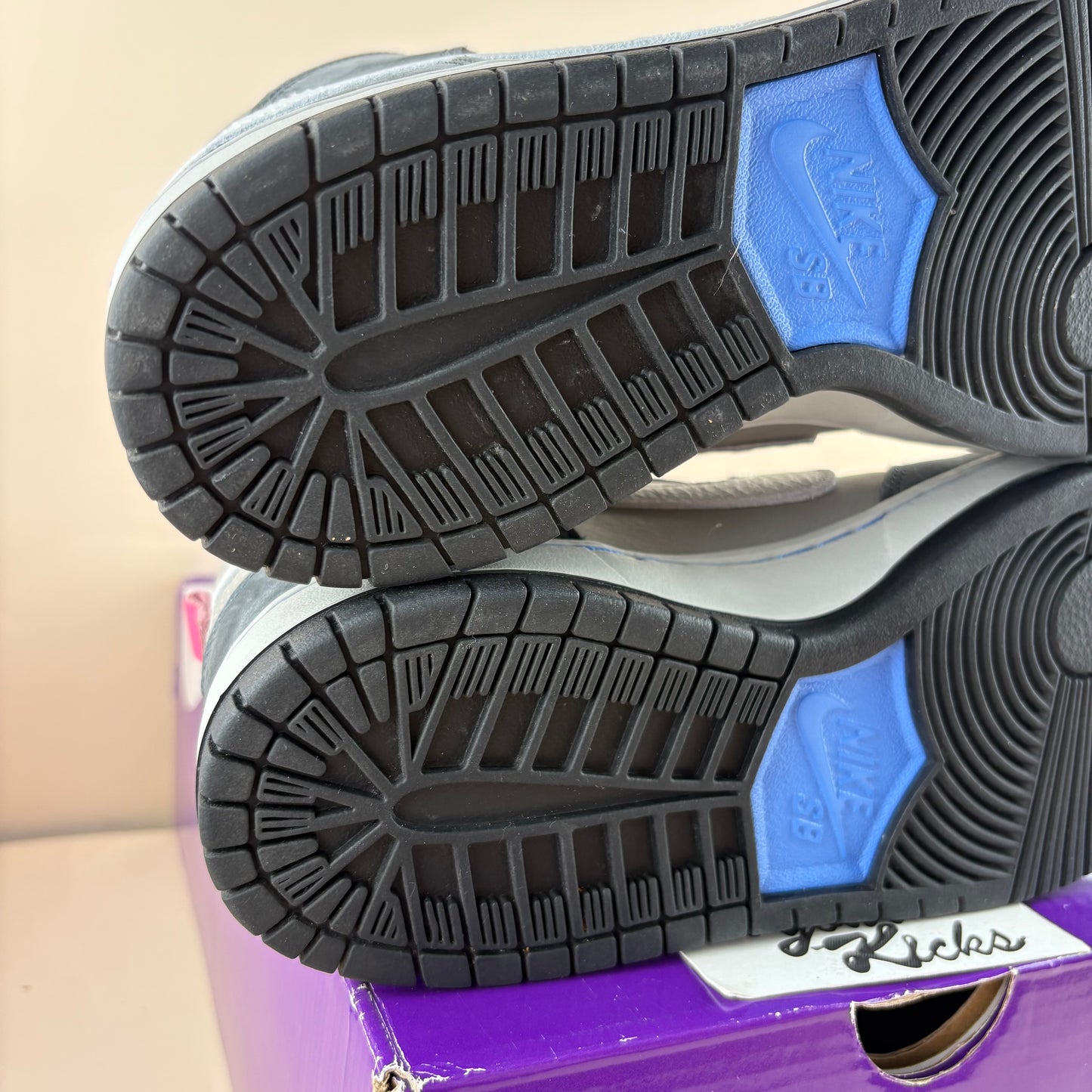 Nike SB Dunk High Pro Medium Grey Pink (Pre-owned)