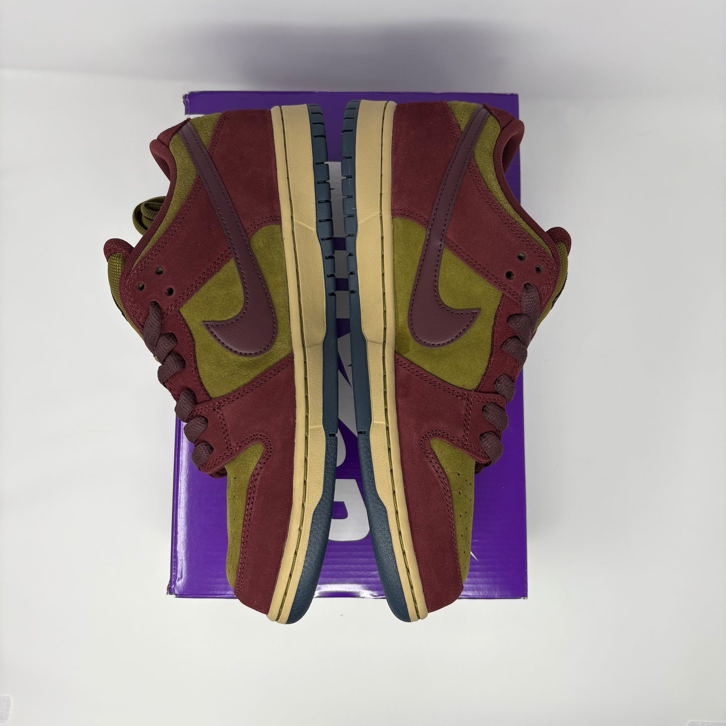 Nike SB Dunk Low Dark Team Red Olive Flak