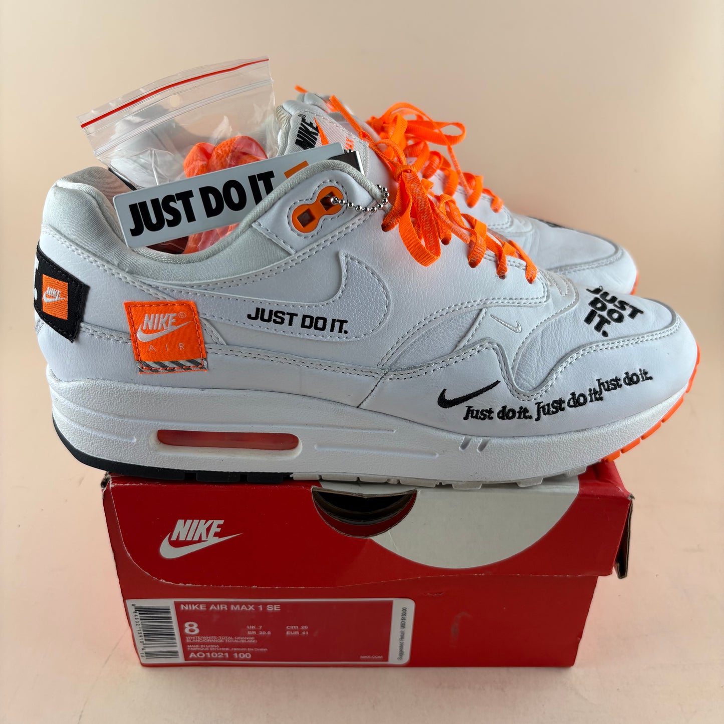 Nike Air Max 1 Just Do It Pack White (Pre-owned)