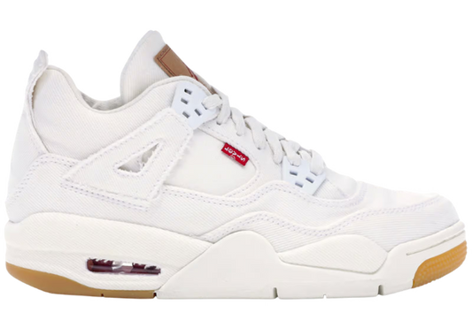 Jordan 4 Retro Levi's White GS (Levi's Tag)