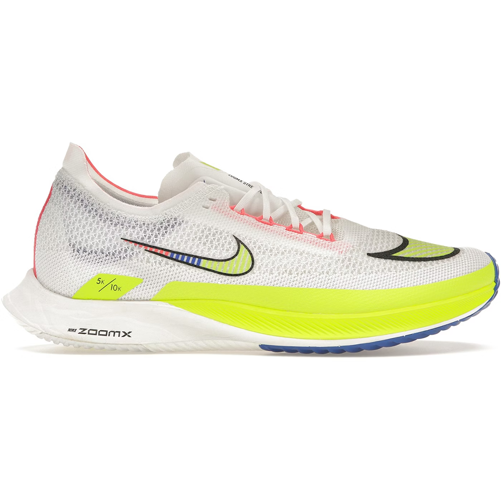Nike ZoomX Streakfly Premium White Volt Racer Blue