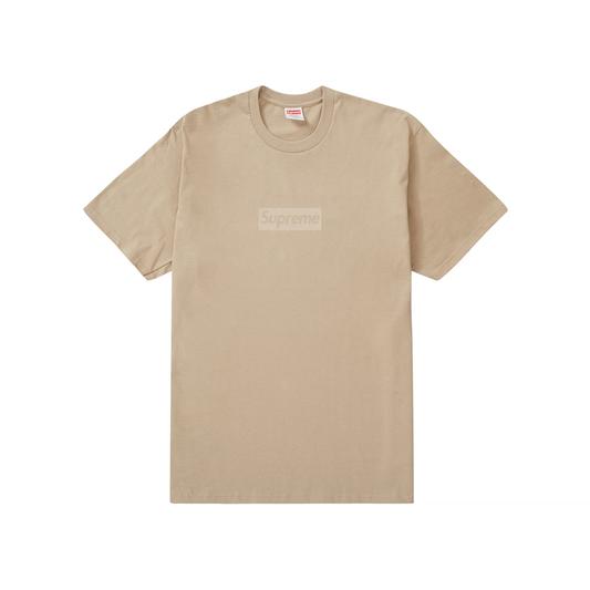 Supreme Tonal Box Logo Tee Khaki
