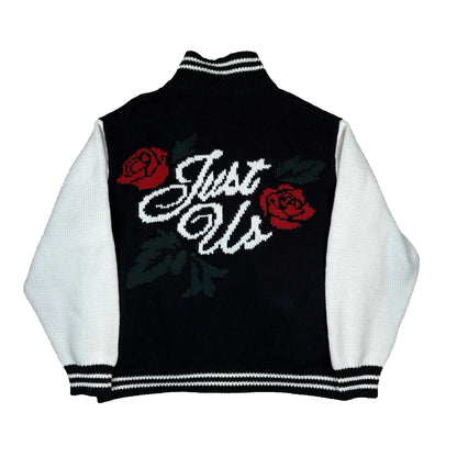 Kith Wyona Full Zip Varsity Sweater Black (Pre-owned)