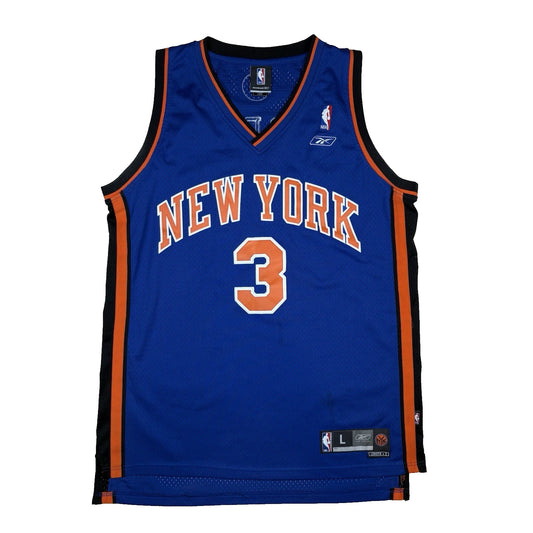 New York Knicks Stephon Marbury #3 Blue Reebok Jersey