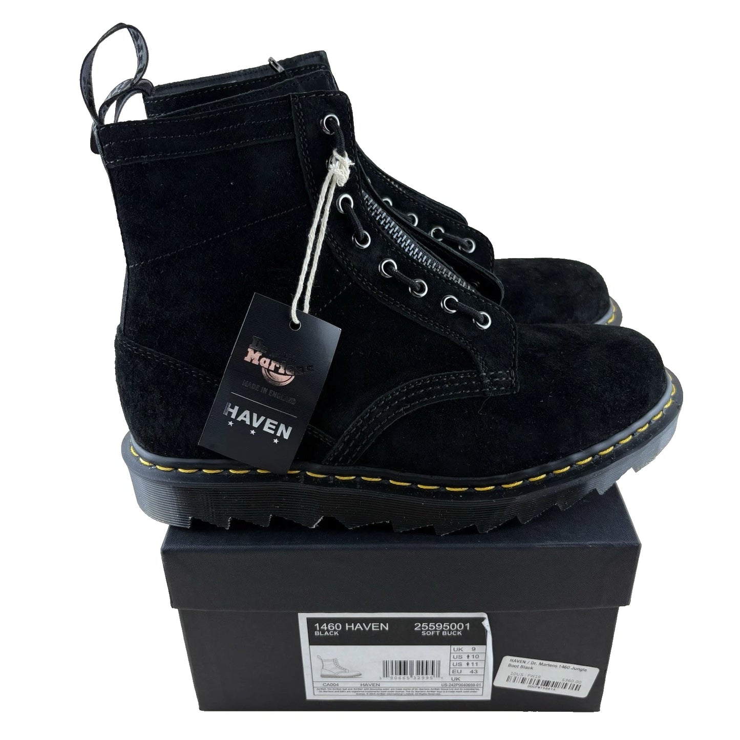 HAVEN x Dr. Martens 1460 Jungle Boot Black